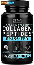 Carica l&#39;immagine nel visualizzatore di Gallery, Kollagen Peptide Tabletten (360 Kapseln) Gras Gefüttert Pepetide Powd
