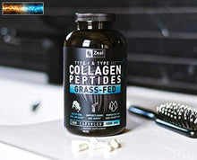 Charger l&#39;image dans la galerie, Kollagen Peptide Tabletten (360 Kapseln) Gras Gefüttert Pepetide Powd
