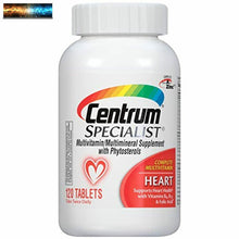 이미지를 갤러리 뷰어에 로드 , Centrum Spécialiste Cœur Complet Multivitamine Supplément (120-Count Comprimés)
