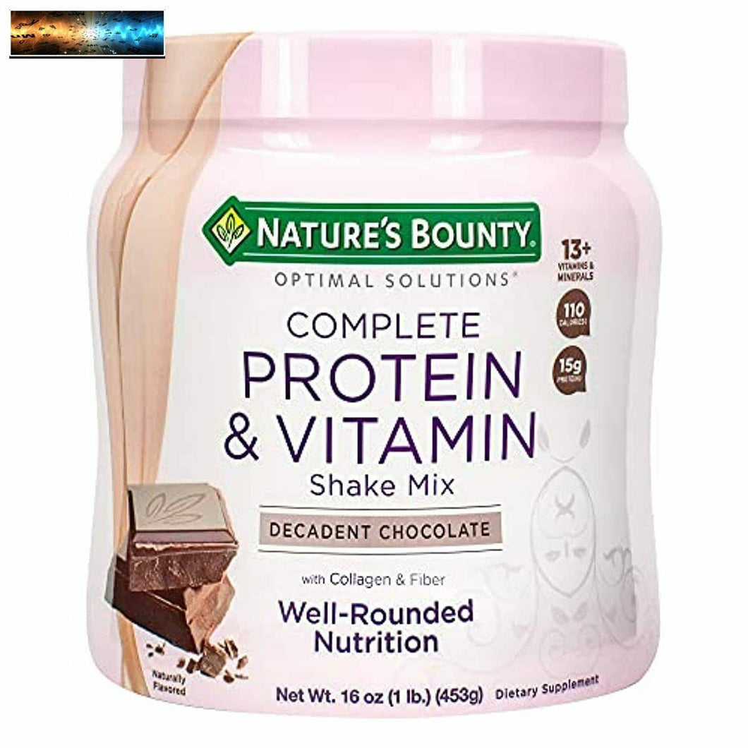 Nature's Bounty Completo Proteina & Vitamina Shake Mix Con Collagene &