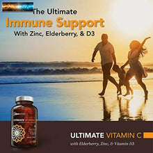 이미지를 갤러리 뷰어에 로드 , Ultimate Vitamina C 2000MG Con Completo Porciones De Cinc, Sauco , &amp; Vitamina D3
