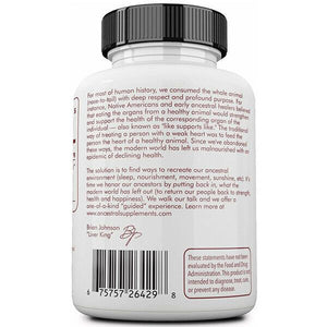 Ancestral Supplements Grass Fed Bone and Marrow - Whole bone Extract 180 Cap