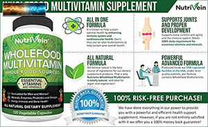 Nutrivein Totalité Multivitamine - Complet Vitamines pour Hommes et Femmes De N