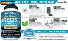 이미지를 갤러리 뷰어에 로드 , Nutrivein Areds 2 Occhio Vitamine - Supporti Strain, Asciutti - Premiato L
