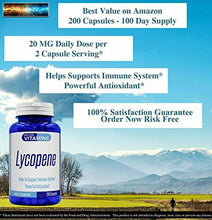 Charger l&#39;image dans la galerie, Licopene 20mg per Porzione - 200 Pillole - Supplemento - Super Antioxida
