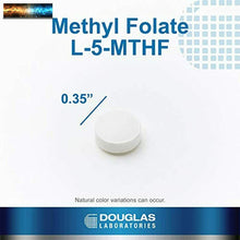 이미지를 갤러리 뷰어에 로드 , Douglas Laboratories - Metile (L-5-MTHF) - 1,000 Mcg Metafolin Identiche Al
