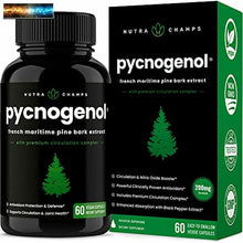 將圖片載入圖庫檢視器 Pycnogenol Corteza de Pino - Premium Suplemento Con 200mg Hierbas Complejo para
