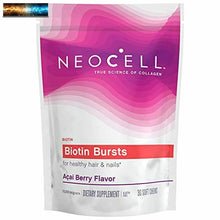 Cargar imagen en el visor de la galería, NeoCell Biotina Scoppia, Supporti Sano Capelli &amp; Unghie, Acai Berry Gusto, 30
