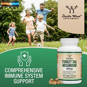 Dinde Queue Champignon Supplément (120 Capsules - 2 Mois Supply) (Coriolus