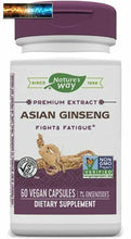 將圖片載入圖庫檢視器 Nature&#39;s Way Ginseng, Asien Standardisierte (Verpackung Kann Variieren)
