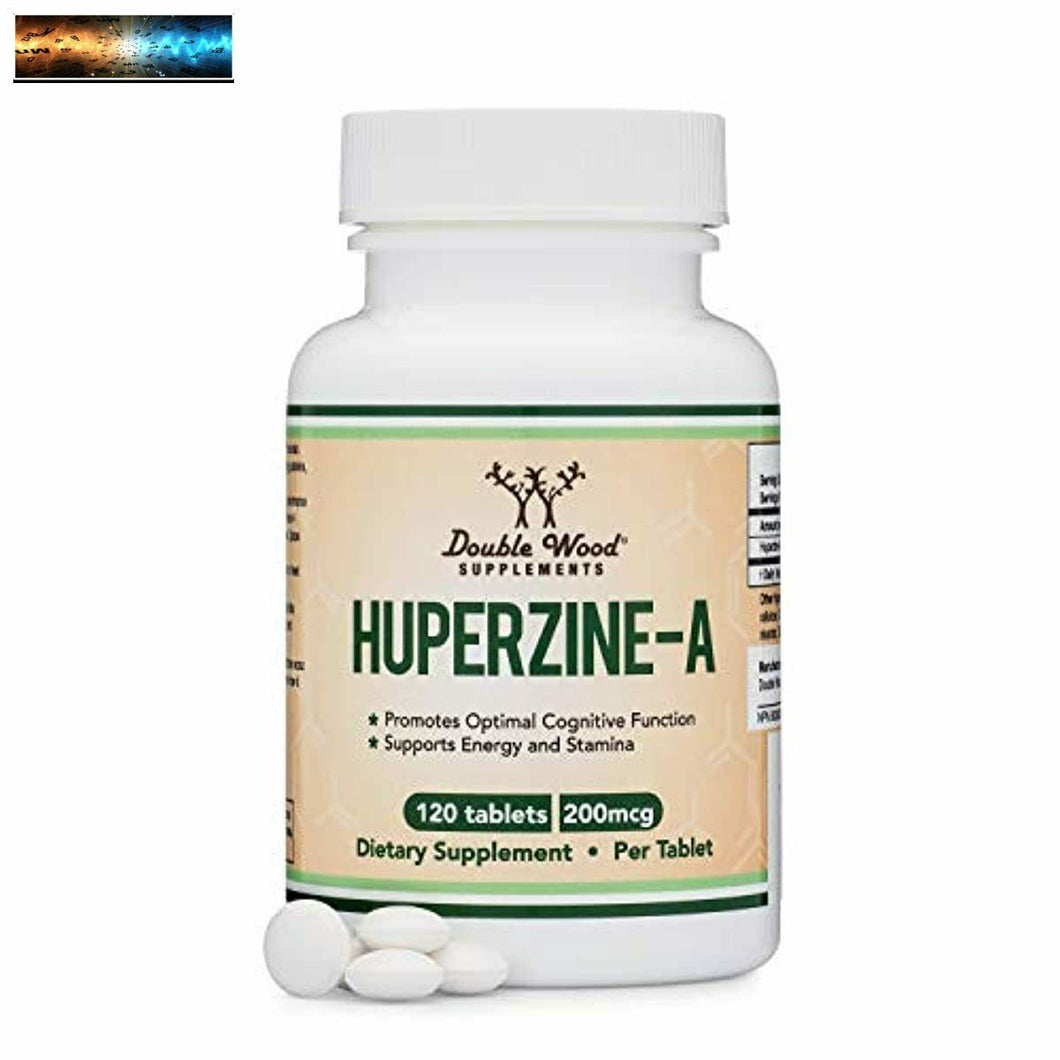 Huperzine A 200mcg (Troisième Fête Testé ) Fabriqué Dans USA, 120 Comprimés,