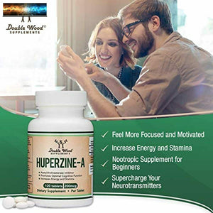 Huperzine A 200mcg (Troisième Fête Testé ) Fabriqué Dans USA, 120 Comprimés,