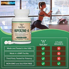 將圖片載入圖庫檢視器 Huperzine A 200mcg (Troisième Fête Testé ) Fabriqué Dans USA, 120 Comprimés,
