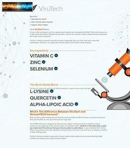 ONNIT Virutech: Antiossidante Formula con Vitamina C, Zinco, E Selenio (60ct)