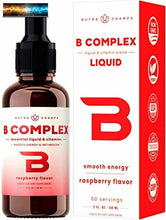 Cargar imagen en el visor de la galería, Complesso Vitamine B Liquido Gocce Con Veloce Pannolini - Sublinguale Supplemen
