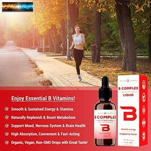 Complesso Vitamine B Liquido Gocce Con Veloce Pannolini - Sublinguale Supplemen