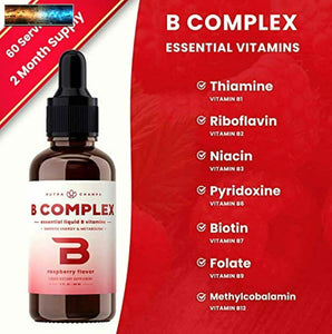 Complesso Vitamine B Liquido Gocce Con Veloce Pannolini - Sublinguale Supplemen