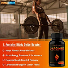 이미지를 갤러리 뷰어에 로드 , Premium ARGININE 1500mg Oxyde Nitrique Supplément - Extra Force Pour Énergie, M
