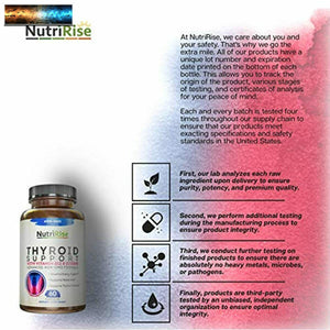 Tiroide Supporto Naturale Perdita Del Peso Integratore - 14 Potente Ingredienti: