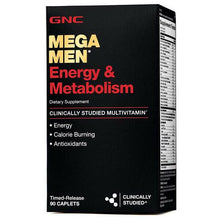 Load image into Gallery viewer, GNC Mega Hommes Énergie Métabolisme Pour Calorie Brûlant &amp; Antioxydants
