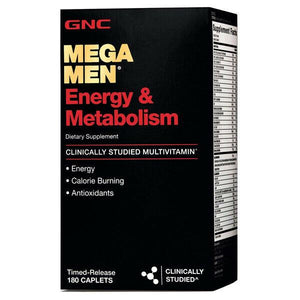 GNC Mega Hommes Énergie Métabolisme Pour Calorie Brûlant & Antioxydants