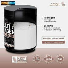 Carica l&#39;immagine nel visualizzatore di Gallery, Premium Kollagen Peptide Pulver (1, 2, 3, 5 &amp; 10) Multi Kollagen Protein + Vita
