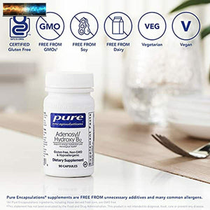 Pure Encapsulations Adenosyl/Hydroxysäure B12 Blend Mit Vitamin B12 Für Nerven