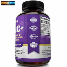 Charger l&#39;image dans la galerie, NutriFlair Zinc Plus 50mg - avec Vitamine C, Sureau, Échinacée Purpurea Extra
