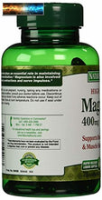 Load image into Gallery viewer, Nature&#39;s Bounty Magnesio 400 MG, 75 Capsule Morbide
