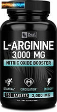 이미지를 갤러리 뷰어에 로드 , L-ARGININ 3000mg (150 Tabletten 1000mg) Maximal Dosierung Stickstoffmonoxid Su
