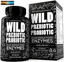 이미지를 갤러리 뷰어에 로드 , Wild Foods Präbiotika Und Probiotics- Durchbruch Verdauungs Enzyme Ergänzung
