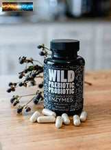Load image into Gallery viewer, Wild Foods Prebióticos Y Probiotics- Avance Digestivo Enzimas Suplemento
