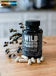 Wild Foods Prebióticos Y Probiotics- Avance Digestivo Enzimas Suplemento