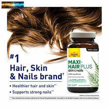 Load image into Gallery viewer, Country Life Maxi Hair Plus 5,000 mcg Biotin 120 VegiCaps
