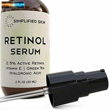 將圖片載入圖庫檢視器 Retinol Serum 2.5% para Cara &amp; Ojos (59ml) Con Vitamina A,E,Hialurónico Acid &amp; G
