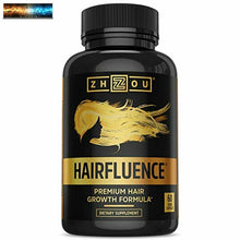 Load image into Gallery viewer, ZHOU Hairfluence Premium Hair Growth Formula for Longer, Stronger, Healthier H

