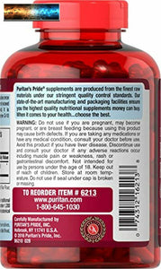 Puritan's Pride Rojo Hongos Arroz 600 MG, 240 Count