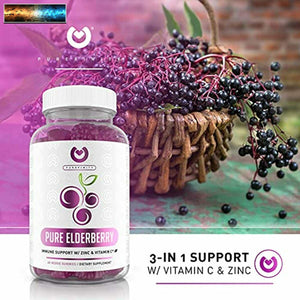 Purefinity Elderberry Gummies – Double Strength Immune Support Gummy Vitamins