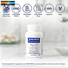 이미지를 갤러리 뷰어에 로드 , Pure Encapsulations Taurine 500 mg Amino Acid Supplement for Liver, Eye Health
