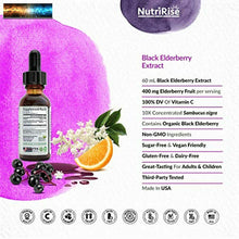 Cargar imagen en el visor de la galería, Elderberry &amp; Vitamin C 5X Extra-Strength Powerful Immune System Booster, Gluten
