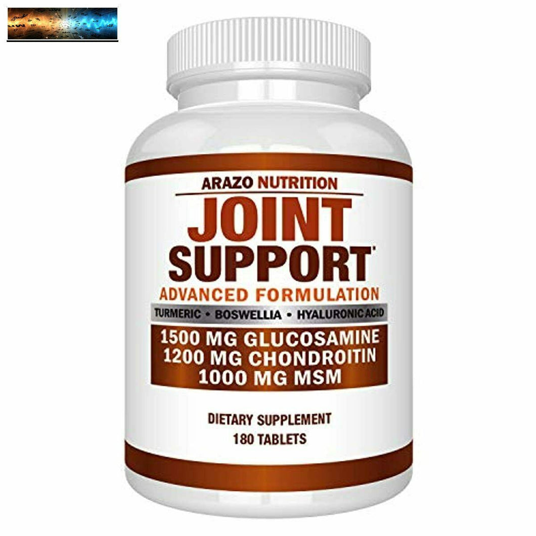 Glucosamine Chondroitin Turmeric Msm Boswellia - Joint Support Supplement for Re