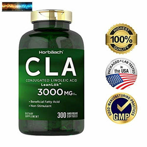 CLA 3000 mg Maxiumum Potency 300 Softgel Pills Weight Loss Supplement for