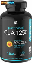 Load image into Gallery viewer, Max Potency CLA 1250 (180 Softgels) with 95% Active Conjugated Linoleic Acid W
