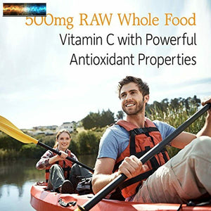Garden of Life Vitamin Code Raw Vitamin C, 500mg vitamin c with Biofl