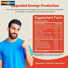 將圖片載入圖庫檢視器 Natures Craft&#39;s Thyroid Support Natural Complex Supplement Capsules with Vitamin
