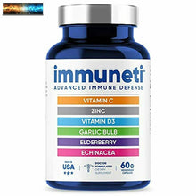 Carica l&#39;immagine nel visualizzatore di Gallery, Immuneti - Advanced Immune Defense, 6-in-1 Powerful Blend of Vitamin C, vitamin
