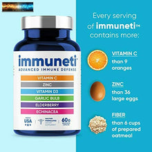 Carica l&#39;immagine nel visualizzatore di Gallery, Immuneti - Advanced Immune Defense, 6-in-1 Powerful Blend of Vitamin C, vitamin
