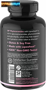 Phytoceramides 350mg Made with Clinically Proven Lipowheat Derived and GMO F