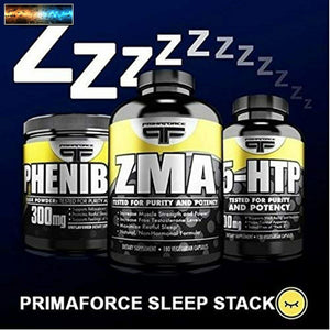PrimaForce ZMA Supplement for Men and Women, 180 Capsules - Zinc, Magnesium