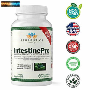 Intestinepro Intestin Support Pour Humains Avec non-Ogm Absinthe, Noir Noyer, E